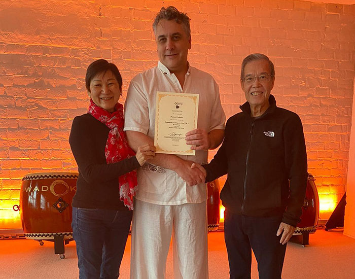 WMQ Wellness Medical Qigong mit Großmeister Tan Soo Kong und Master Connie Lee